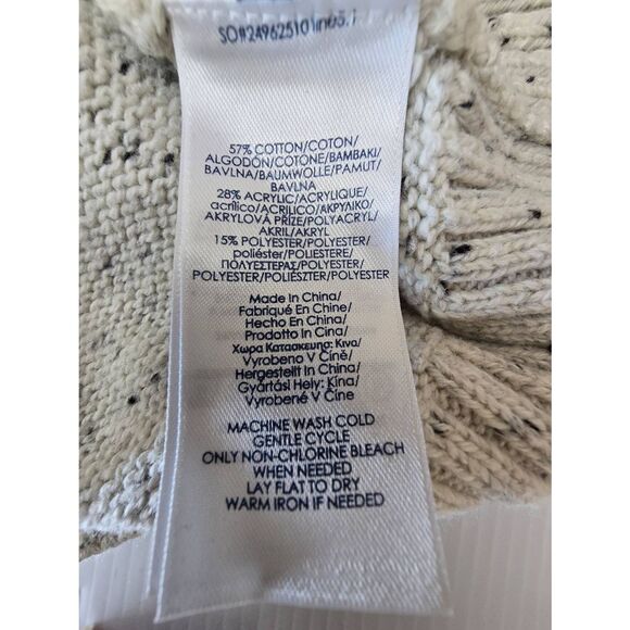 Chaps Fishermans Sweater Men's Sz M - Picture 6 of 8